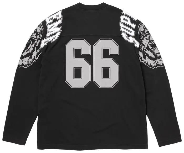 Supreme Mascot L/S Football Top Black