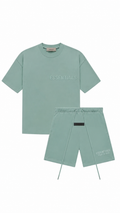 FEAR OF GOD ESSENTIALS SHORT SET 'SYCAMORE' (SS23)