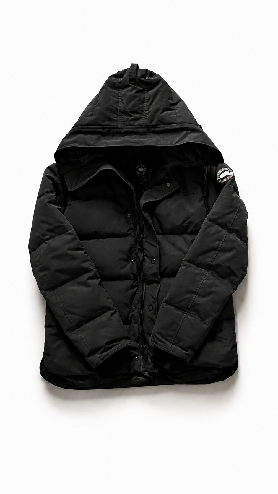 Canada Goose mens macmillan black winter parka down coat black label - Authenticity Guaranteed