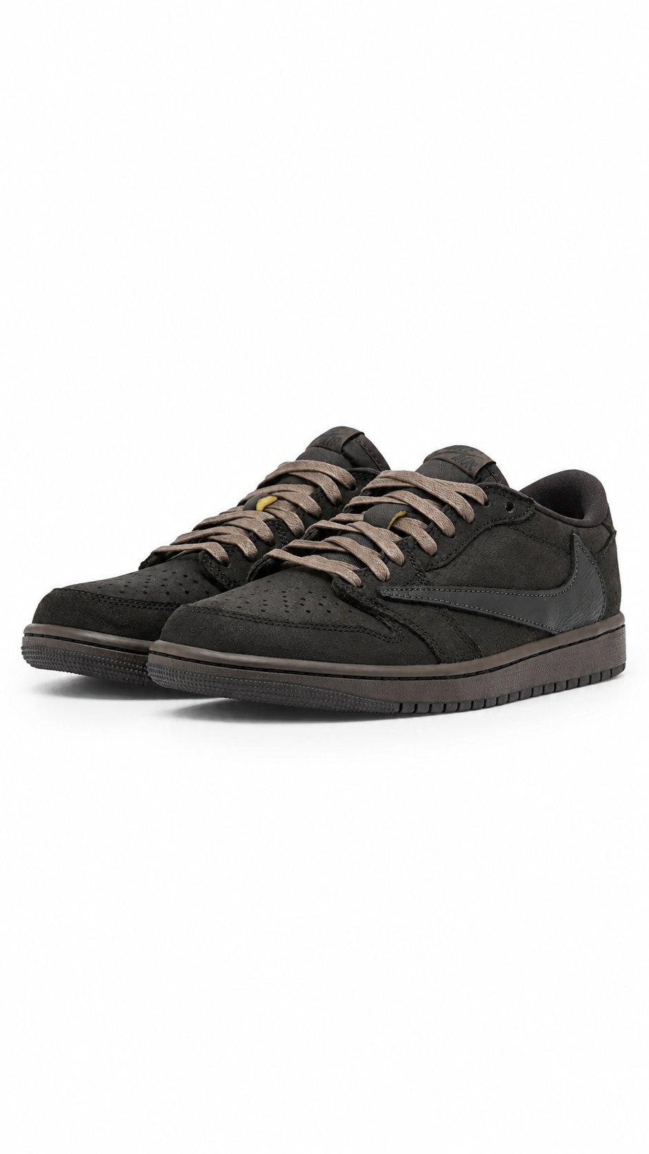 “CLEARANCE” AIR JORDAN 1 RETRO LOW OG SP TRAVIS SCOTT VELVET BROWN