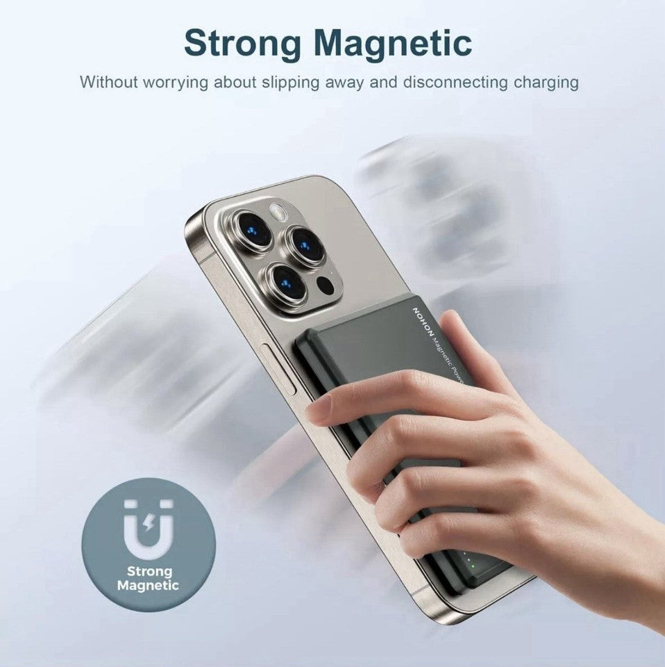 Magsafe Power Bank Wireless 5000mAh 8MM Ultraslim Magnetic 20W Fast Charge - New 🏴