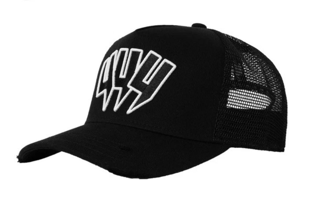Yelir Trucker Hat - Black & White 🆕