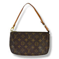 Louis Vuitton Pochette Accessories Brown Monogram Clutch Bag - Preowned 🏴☑️