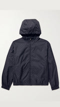 Gucci GG Nylon Zip Windbreaker Jacket Black