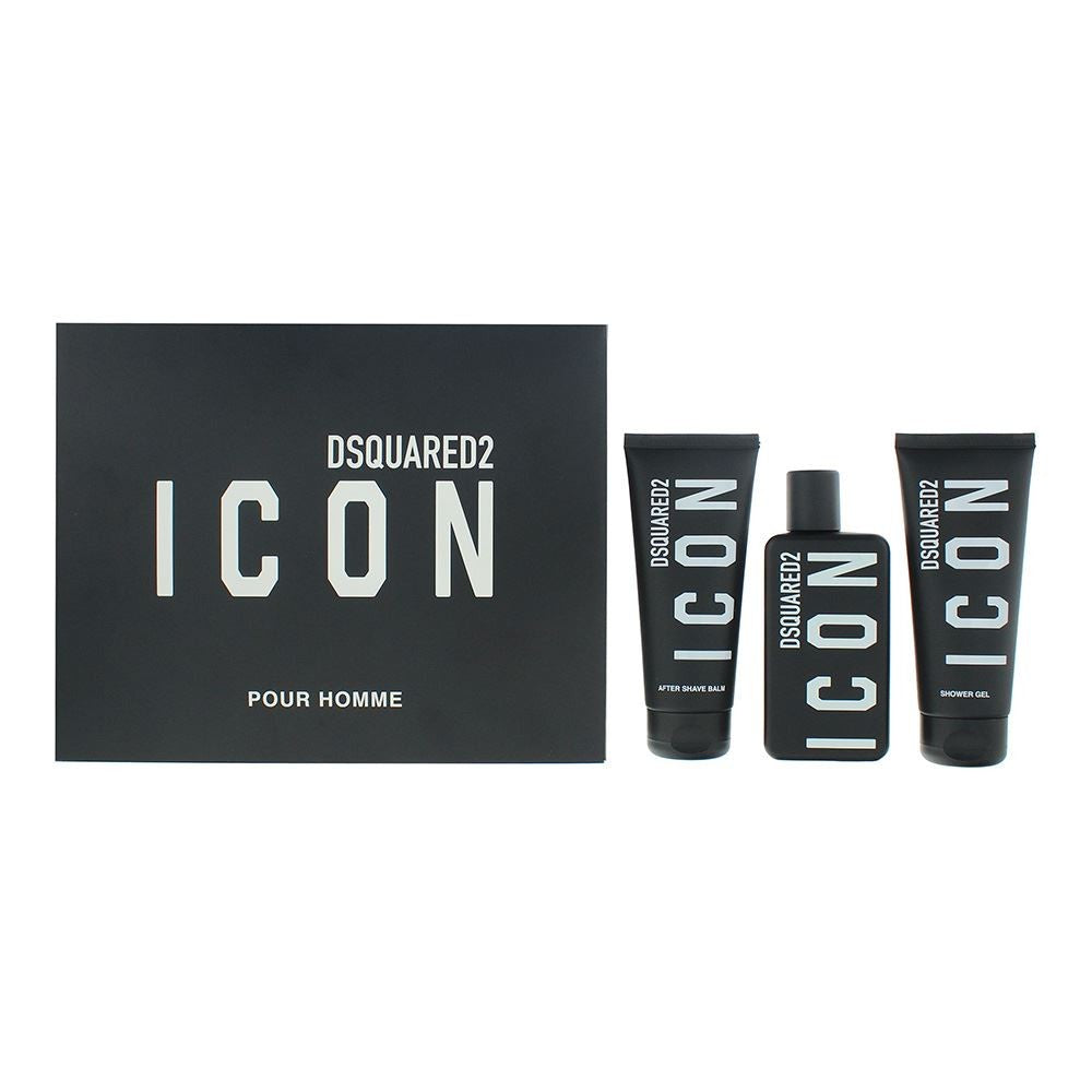 Dsquared2 Icon Pour Homme Eau de Parfum 100ml Gift Set For Him - new 🏴