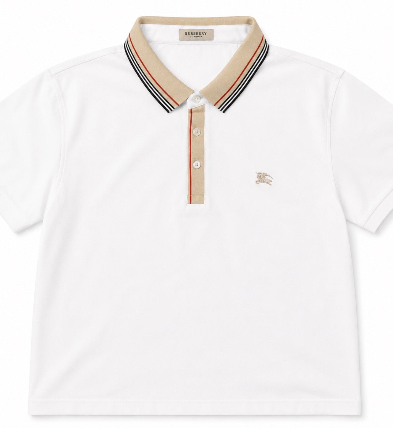 White Polo T-Shirt - Medium