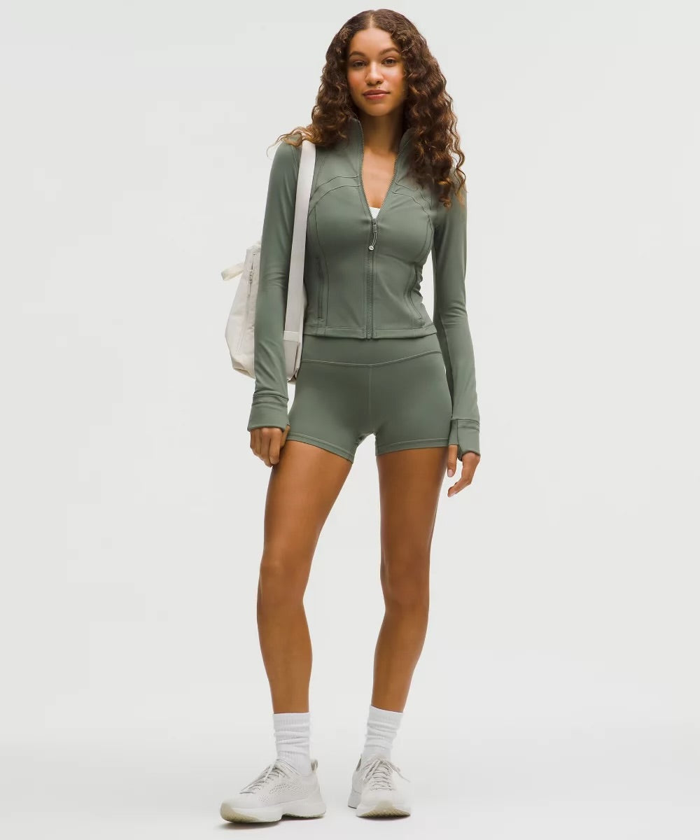Lululemon Define Cropped Jacket Nulu - green - New 📲