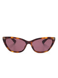 Gucci Acetate Cat Eye Sunglasses | Havana frame / violet lenses | Brand New 🏴