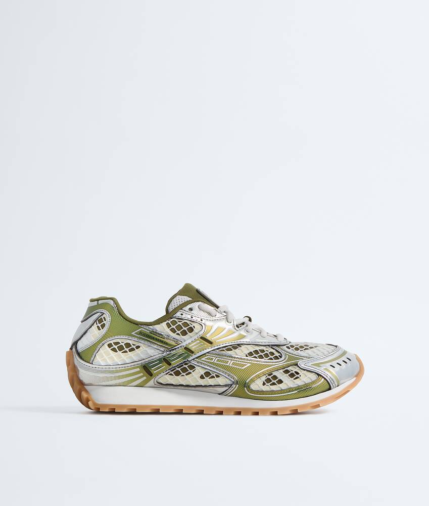BOTTEGA VENETA
Orbit Flash Suede and Nylon Sneakers Khaki Green✔️