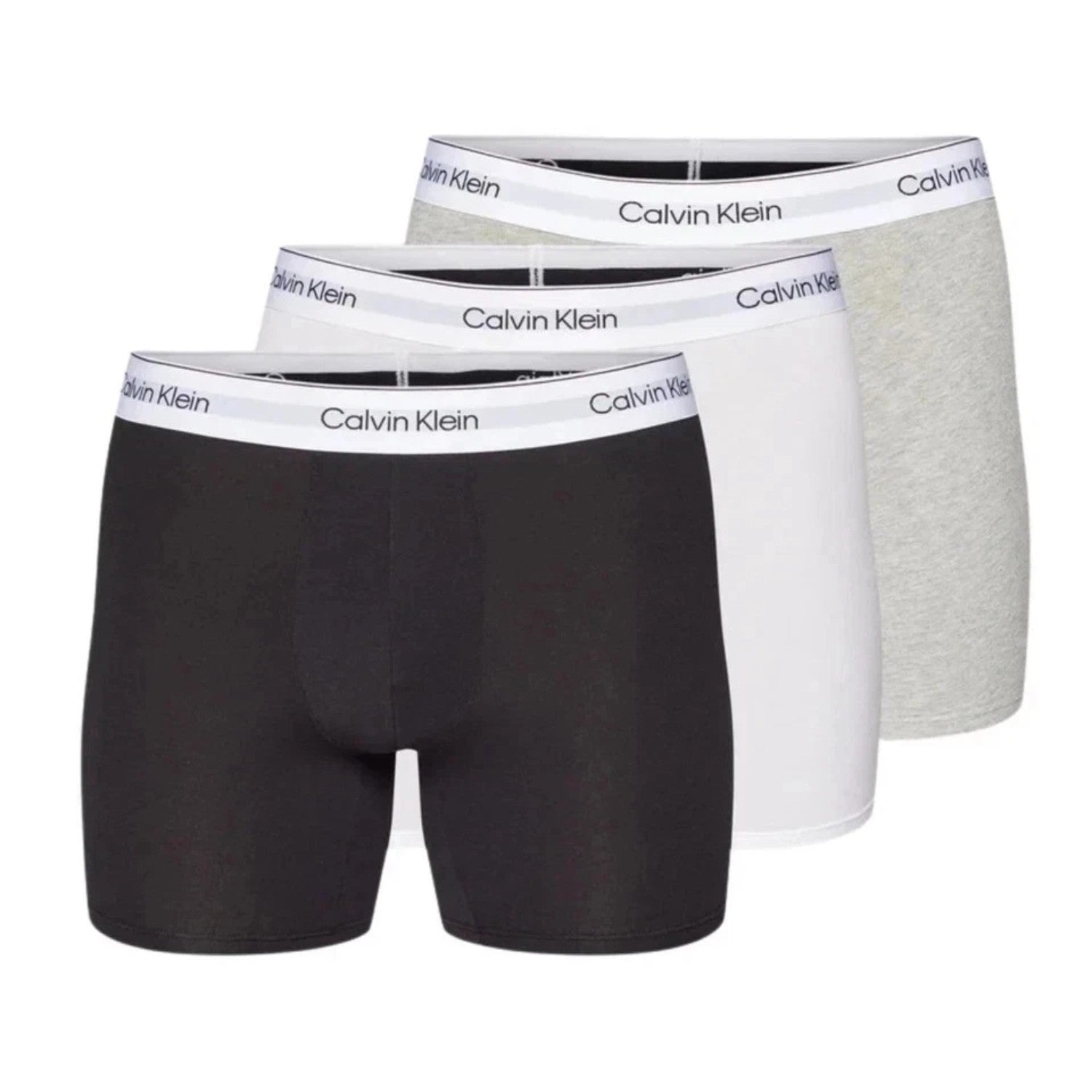 Calvin Klein Men's 3 Pack Trunks Cotton Stretch Boxer Shorts Black & Multi Color - New 🏴
