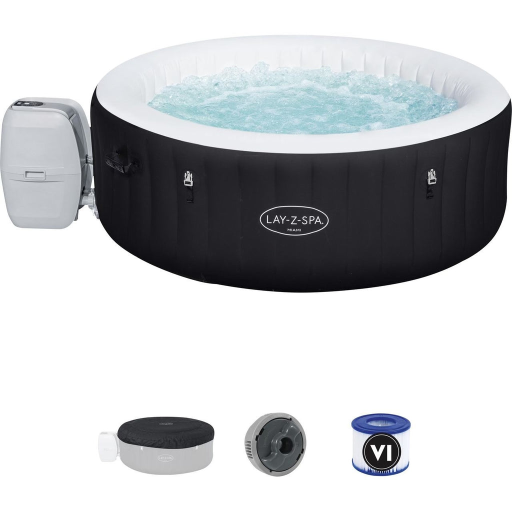 Lay-Z-Spa BW60001GB Hot Tub Free Standing Black - New 🏴