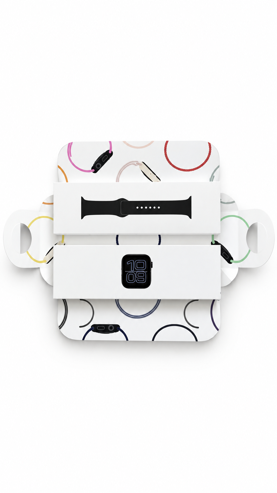 Apple Watch SE 3 GPS 44mm Midnight Aluminium Case Sport Band M/L