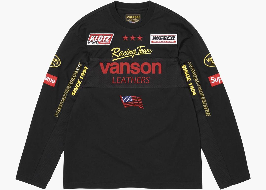 Supreme Vanson Leathers Long Sleeve Top (SS26)✔️ – Azza Exclusive