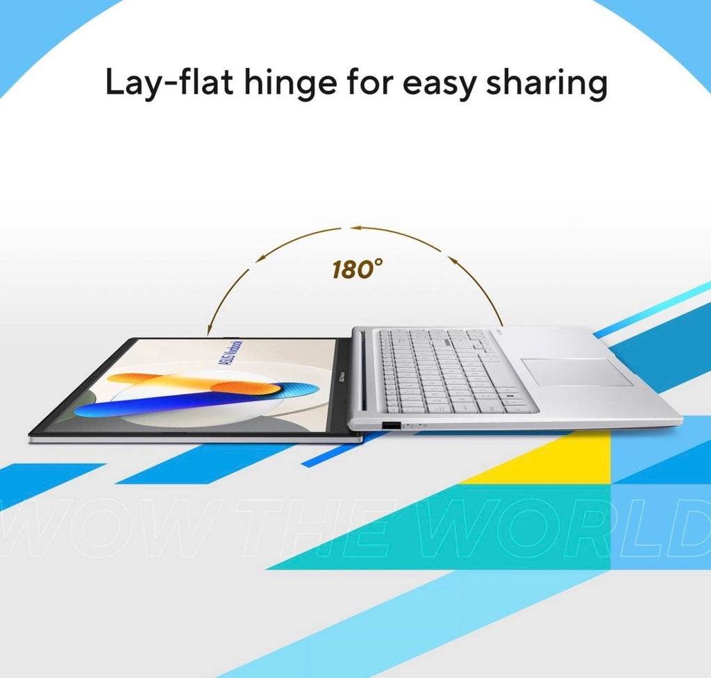 Asus 15.6" Laptop 8 GB RAM 512GB Intel® Core™ 5 Windows 11 Home - Silver 15.6☑️🏴