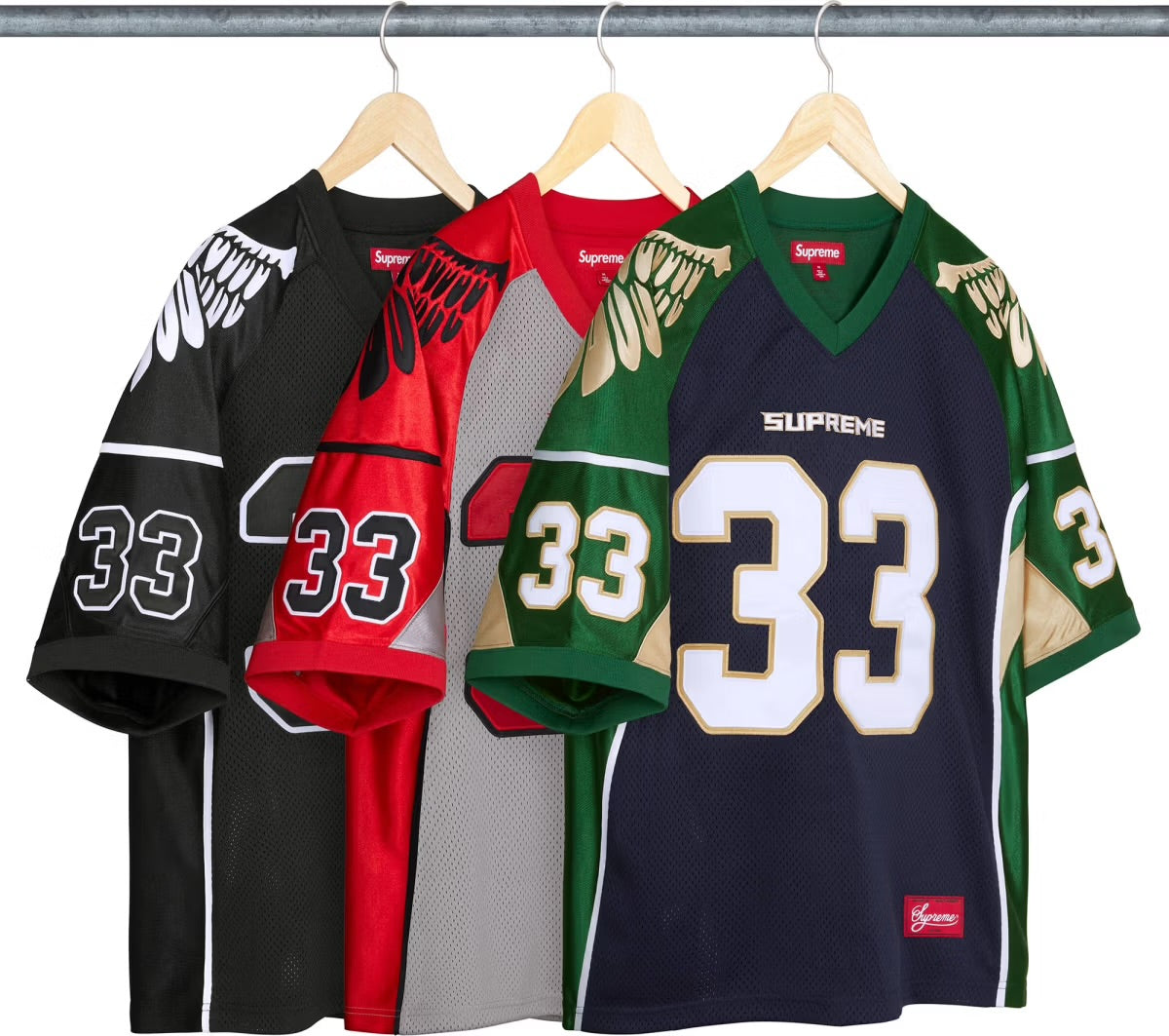 Supreme Wings Football Jersey - Green - Medium 🌀