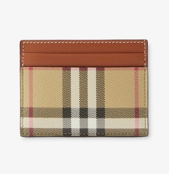 Burberry Check Card Case