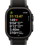 Apple Watch Ultra Series 1 49mm Titanium Case Very Good Condition with Grey Band - used 🏴