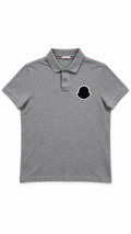 Moncler Polo Grey - Authenticity Guaranteed