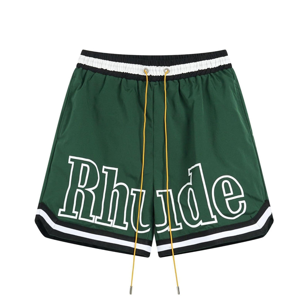 Rhude Court Logo Shorts ⚫️
