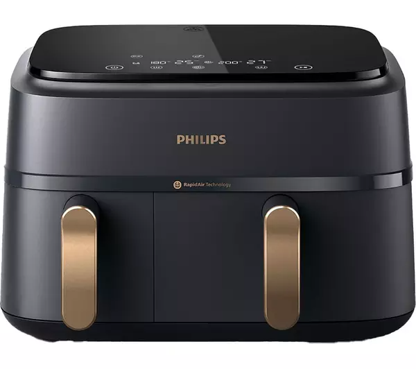 PHILIPS 3000 Series NA352/00 9L Dual Basket Air Fryer - New/BOX DAMAGE