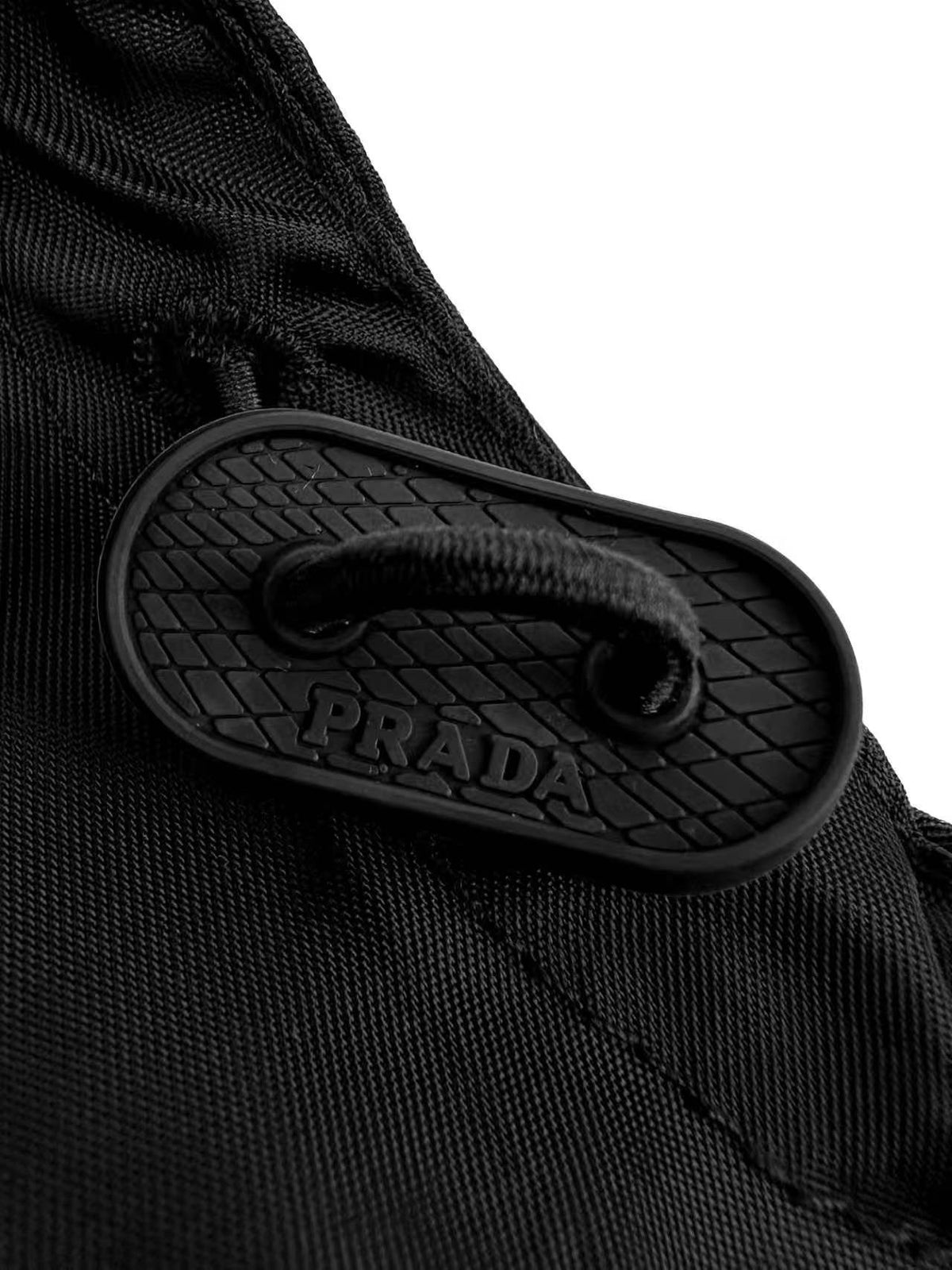 Prada Re-Nylon Black Rain Jacket - Medium