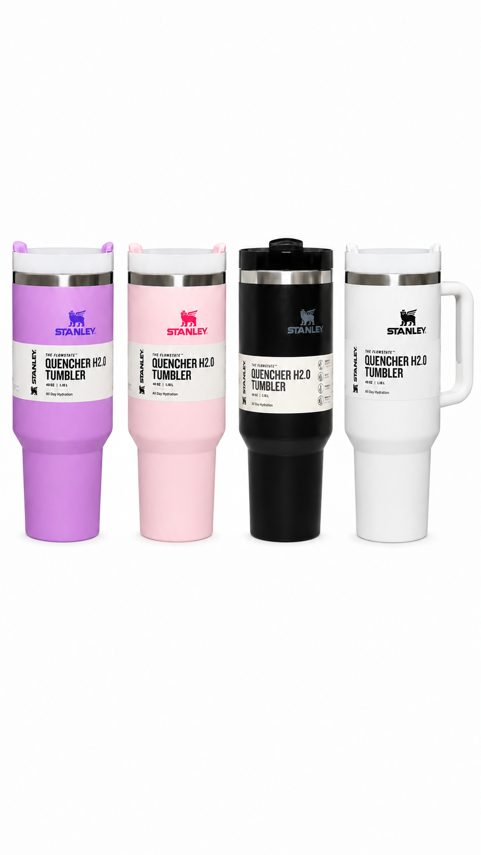 Stanley Cup 2025 Autumn Large Capacity Water 40 Oz Cup Handle Straw Insulated Bottle Mug