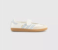 ADIDAS SAMBA MARY JANE TRAINERS WHITE BABY BLUE NEW 🏴