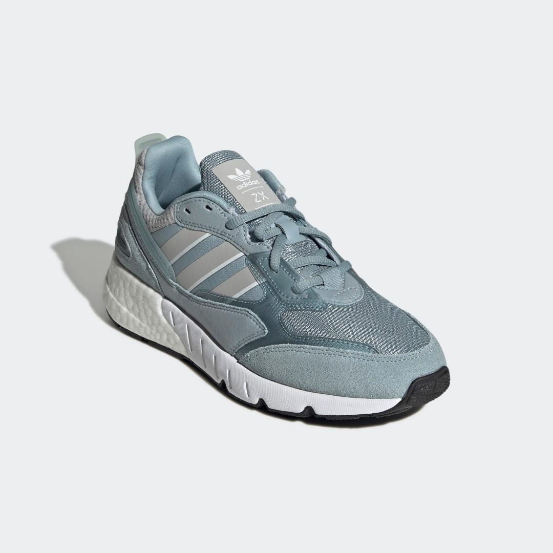 Adidas Women's ZK 1K Boost Trainers / Metal Grey Blue - New 🏴