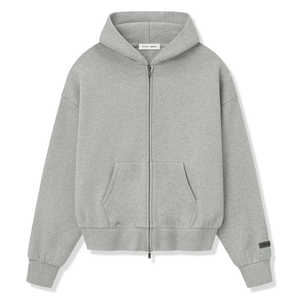 Fear Of God Essentials ‘Concrete Heather’ Metalic Zip-Up Tracksuit (FW25)