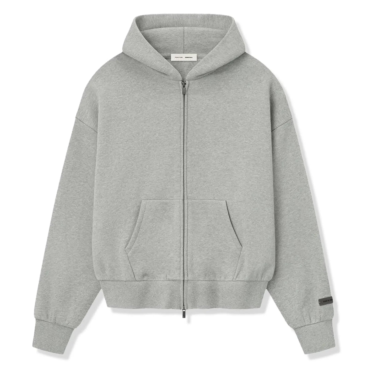 Fear Of God Essentials ‘Concrete Heather’ Metalic Zip-Up Tracksuit (FW25)