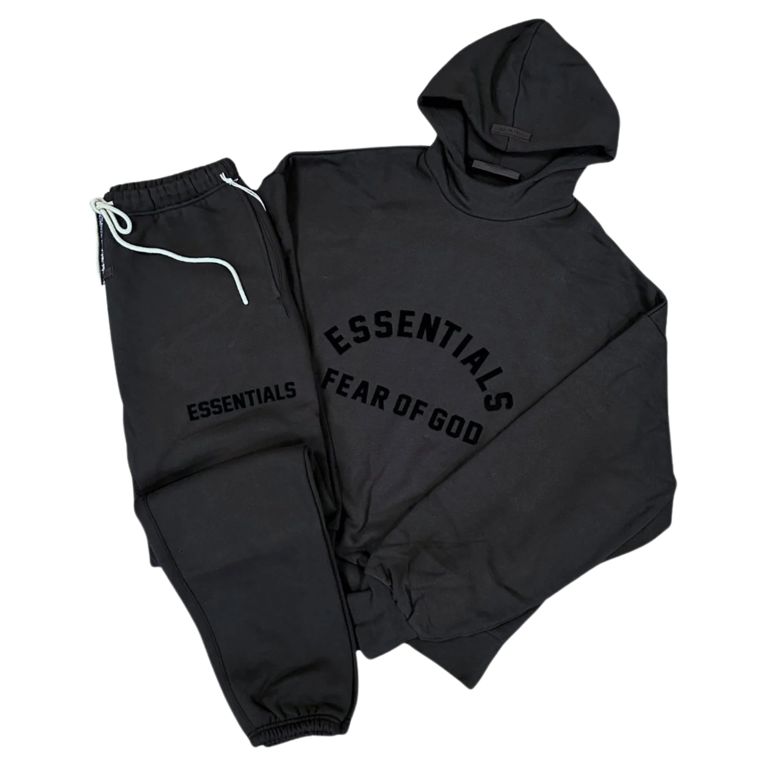 FEAR OF GOD ESSENTIALS TRACKSUIT 'BLACK' (SS23)- Multiple Sizes