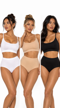BELLEZZA BABE 3 Pack Ladies Mixi Briefs Comfort Smooth Cotton Knickers Underwear
