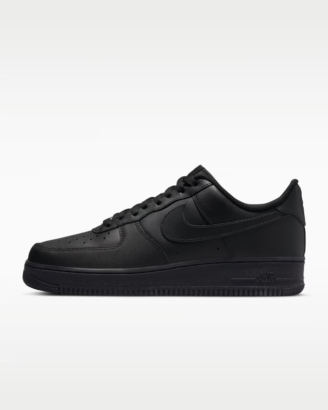Nike Air Force 1 '07 Low Triple Black - New 🏴