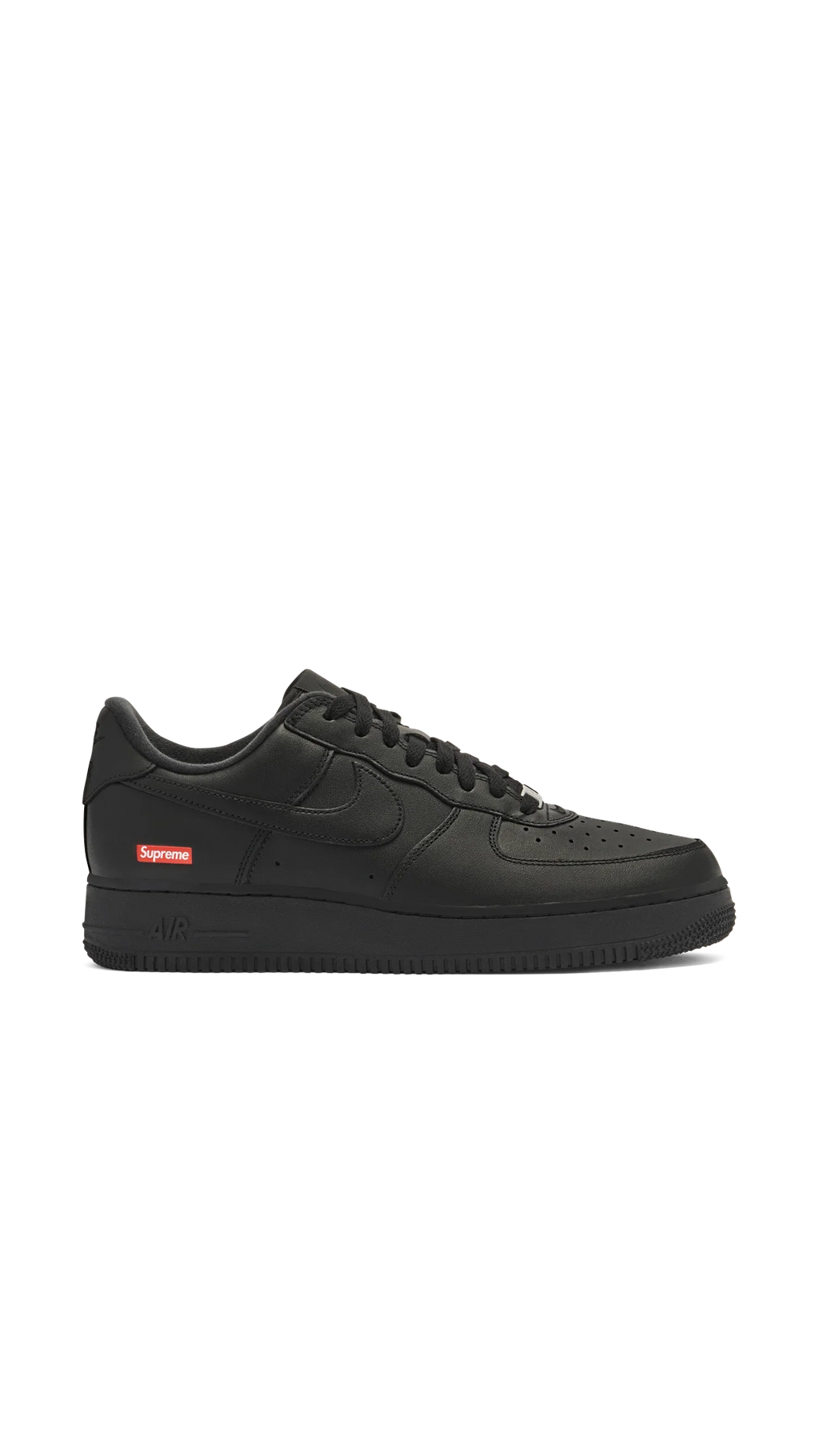 “SALE” NIKE AIR FORCE 1 LOW SUPREME BLACK - Multiple Sizes
