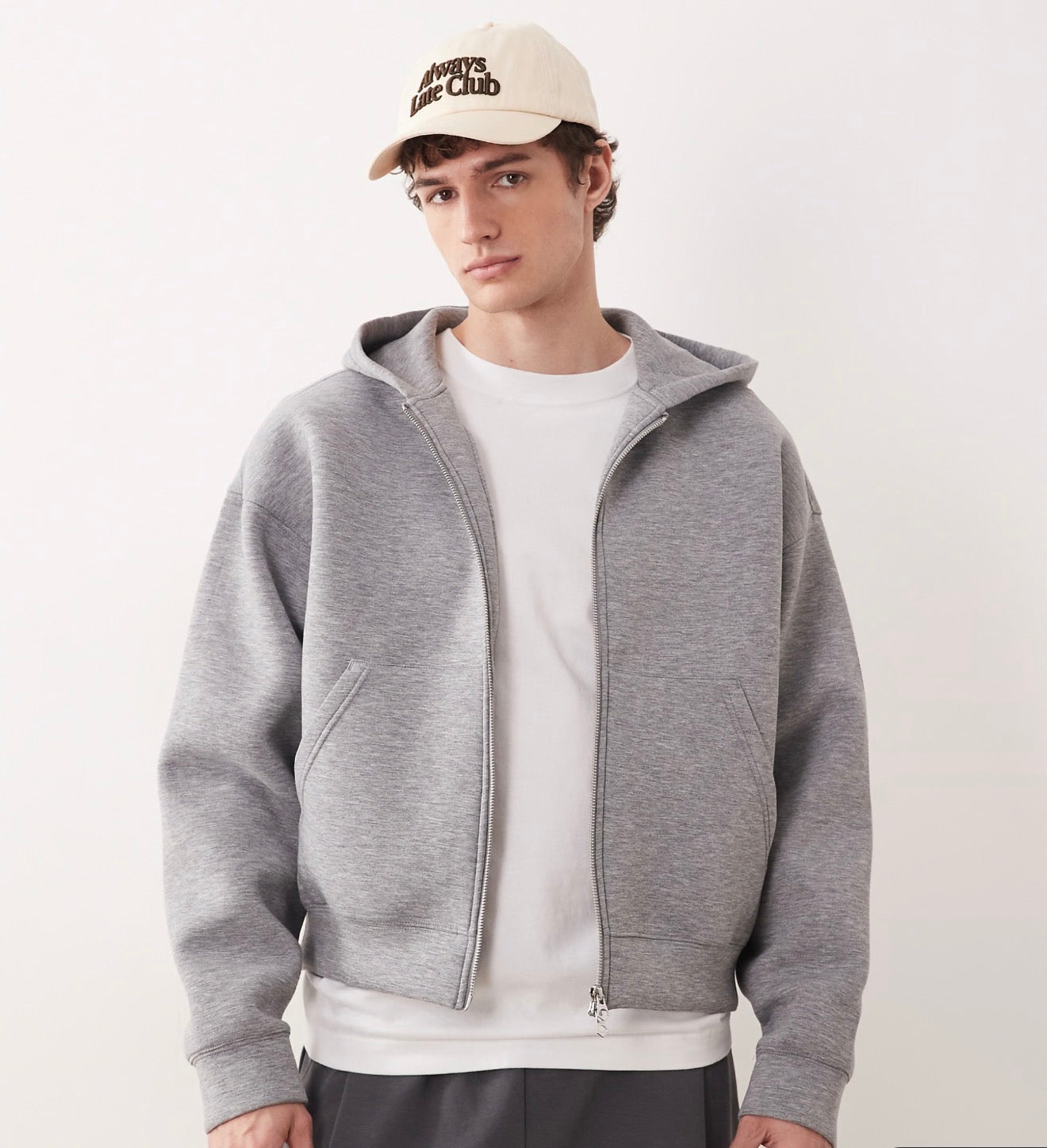 Weekday Simon zip through hoodie