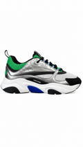 Dior B22 Green Silver Navy - Authenticity Guaranteed