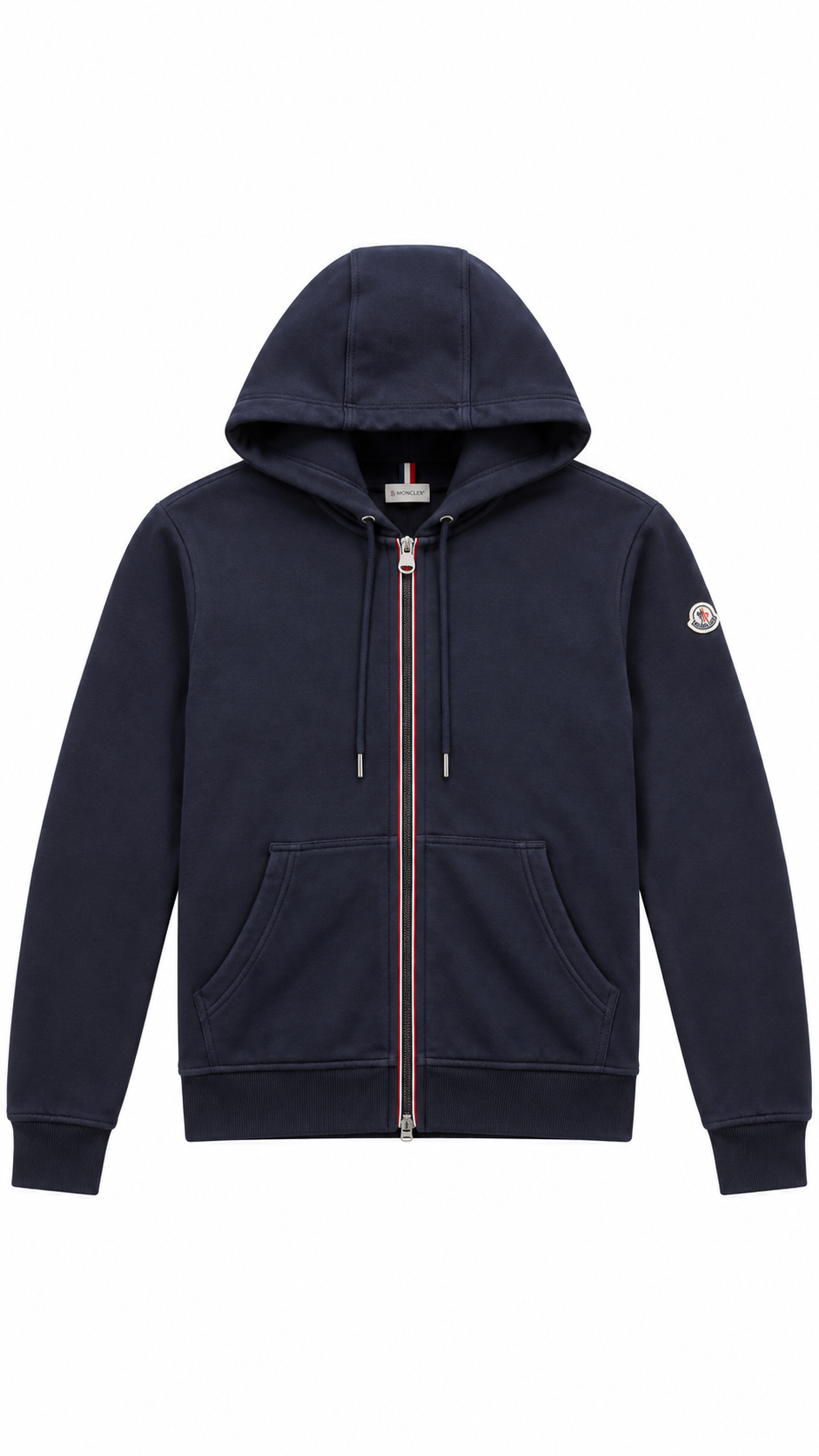 Moncler Zip-Up Navy - Authenticity Guaranteed