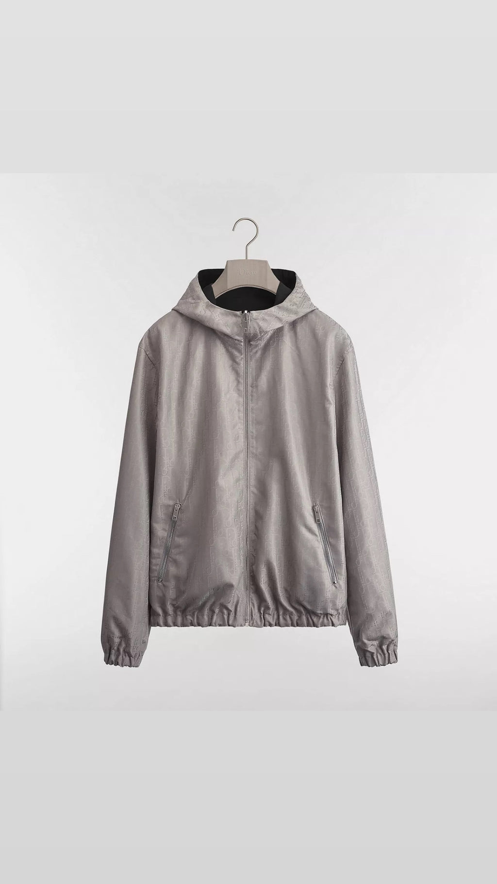 Dior Oblique Reversible Windbreaker Jacket Black