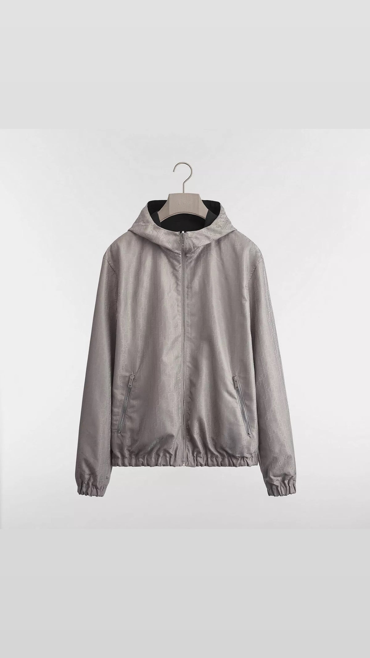 Dior Oblique Reversible Windbreaker Jacket Black