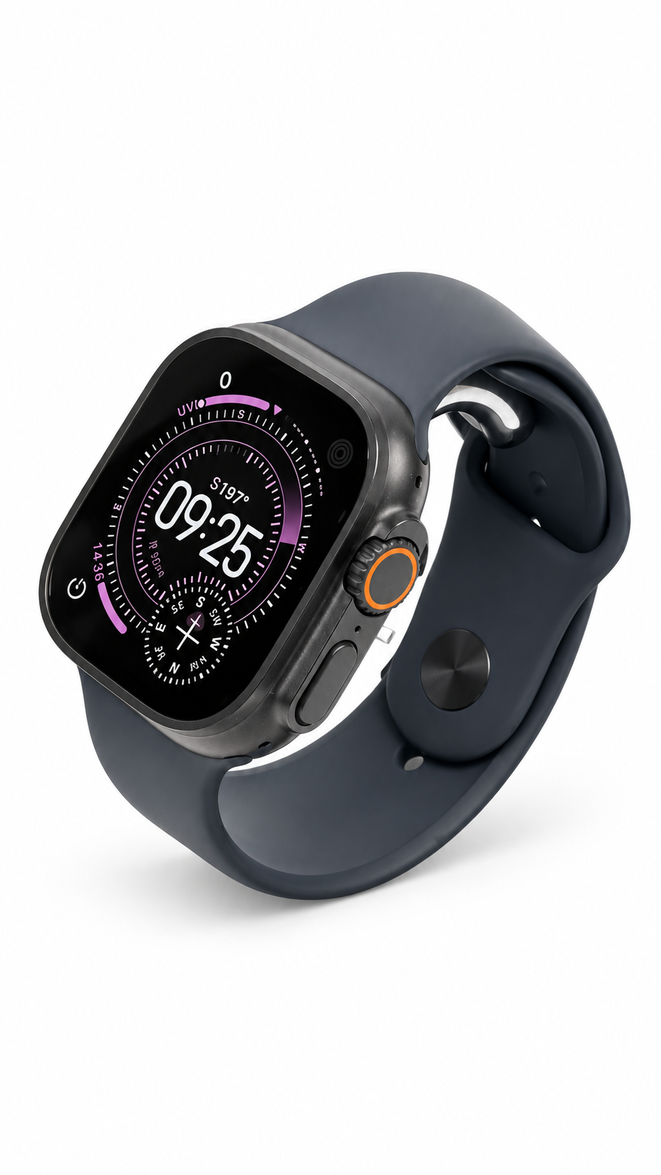 Apple Watch Ultra 2 GPS + Cellular, 49mm Black Titanium with Black Sports Band by