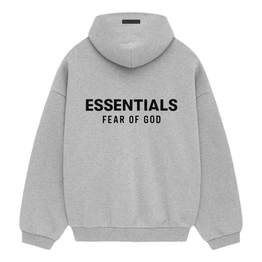 Fear of God EssentialsFleece Hoodie II FW24 'Light Heather Grey'