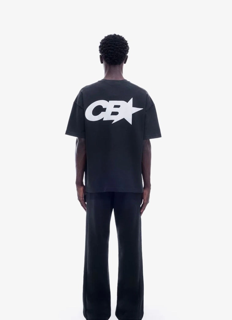 Cole Buxton Black Racing T-Shirt - S/M