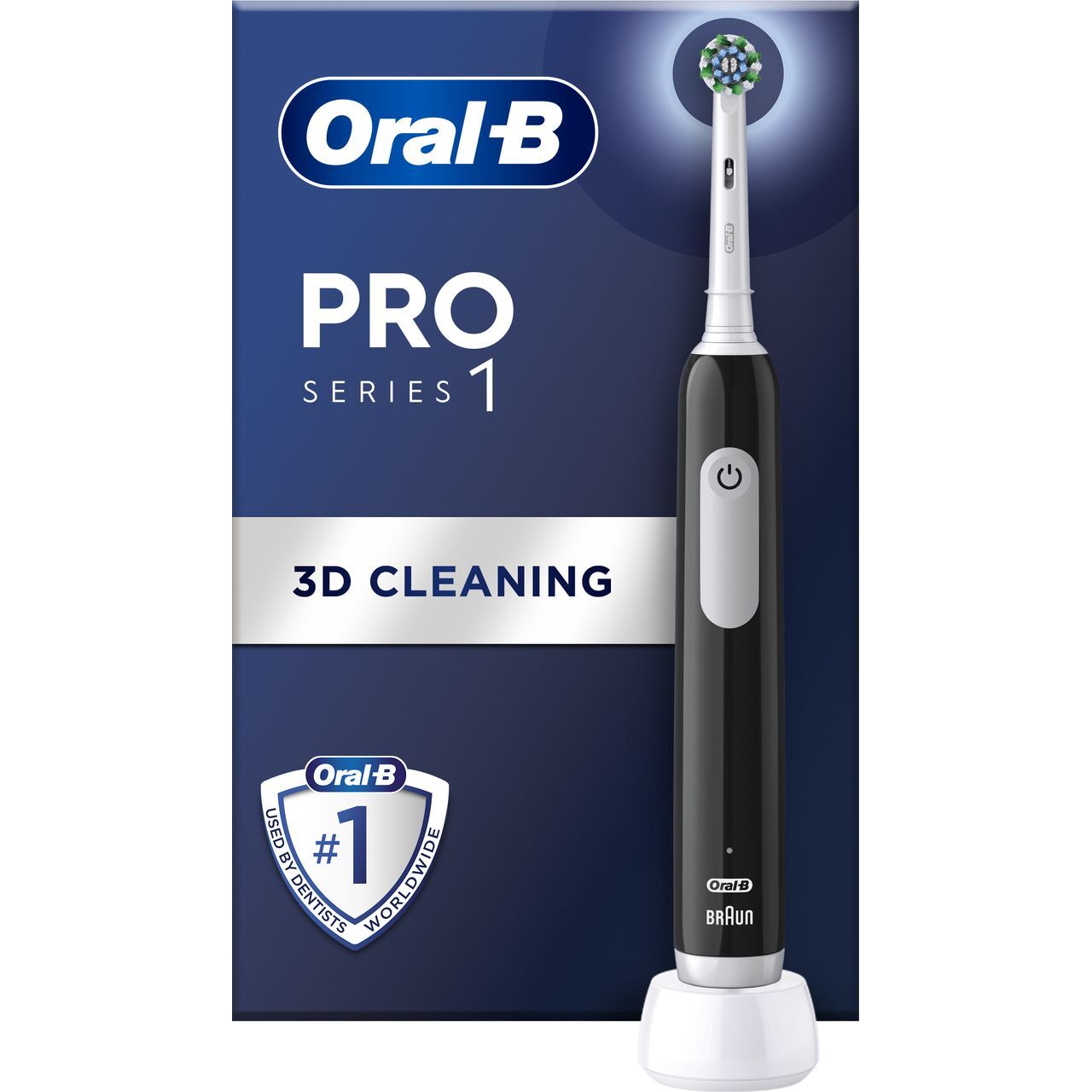 Oral-B Pro 1 Electric Toothbrush With Timer Black - New 🏴