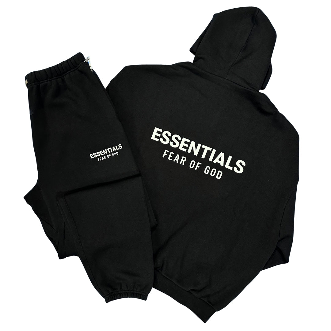 Fear of God Essentials FW24 ‘Jet Black’ Tracksuit - Multiple Sizes