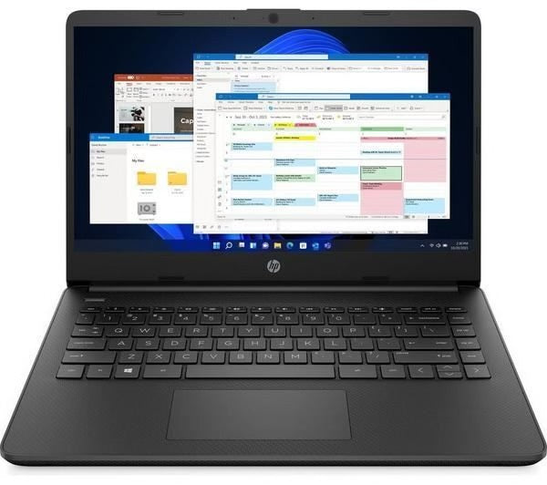 HP 14s-dq3500sa 14" Laptop - Intel Celeron, 64 GB eMMC, Black - REFURB 🏴