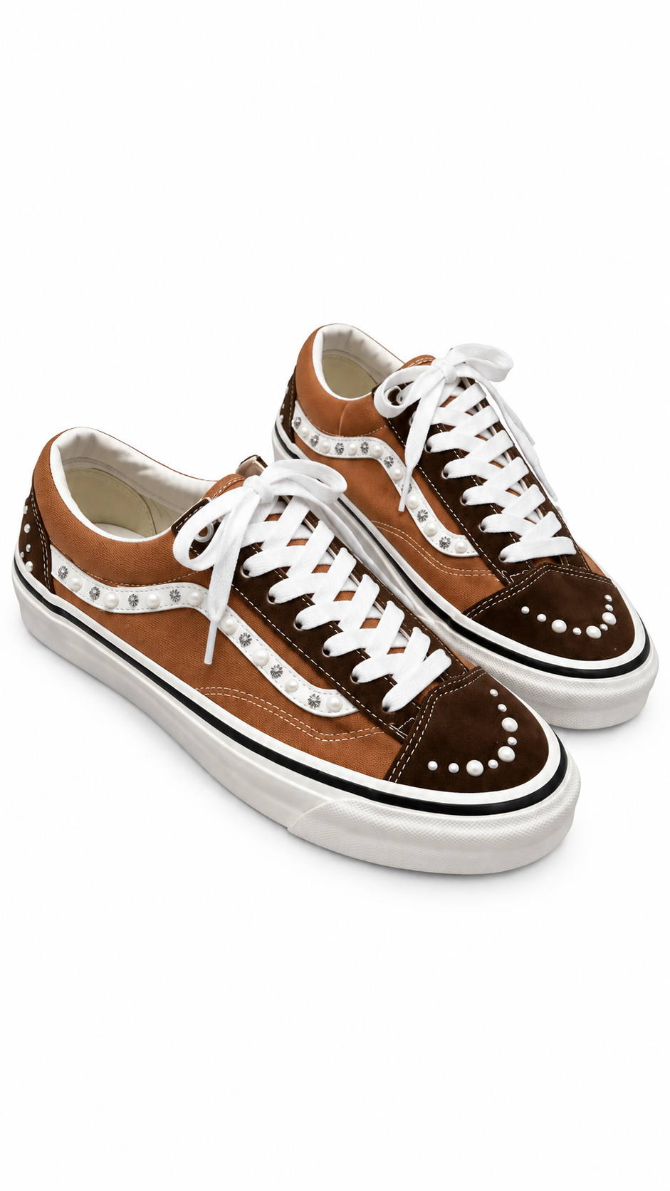 VANS LX Old Skool 36 Pearlized 'Cocoa/Brown’ - Authenticity Guaranteed