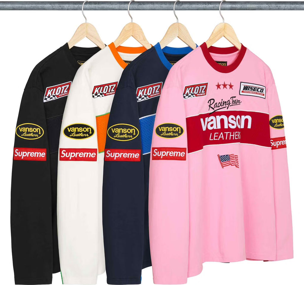 Supreme Vanson Leathers Long Sleeve Top (SS26)✔️