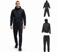 Nike Dri-Fit Black Full Tracksuit Men’s Running Suit Gym Training Athletic🏴