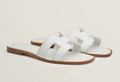 Hermes Oran Sandals - White - New 🏴