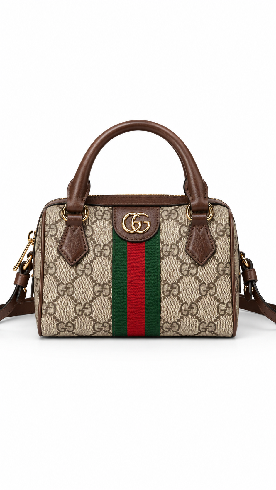 Gucci bag boston ophidia small double g web leather strap crossbody bag - Authenticity Guaranteed